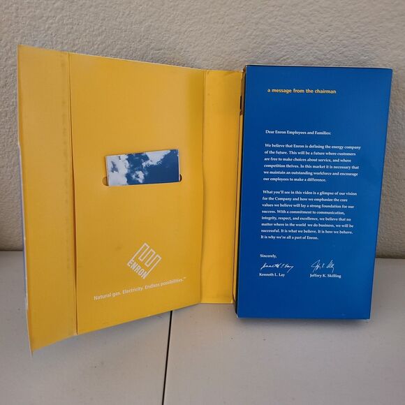 ENRON Corp Vision And Values Training VHS UNPLAYED RARE - Picture 6 of 8